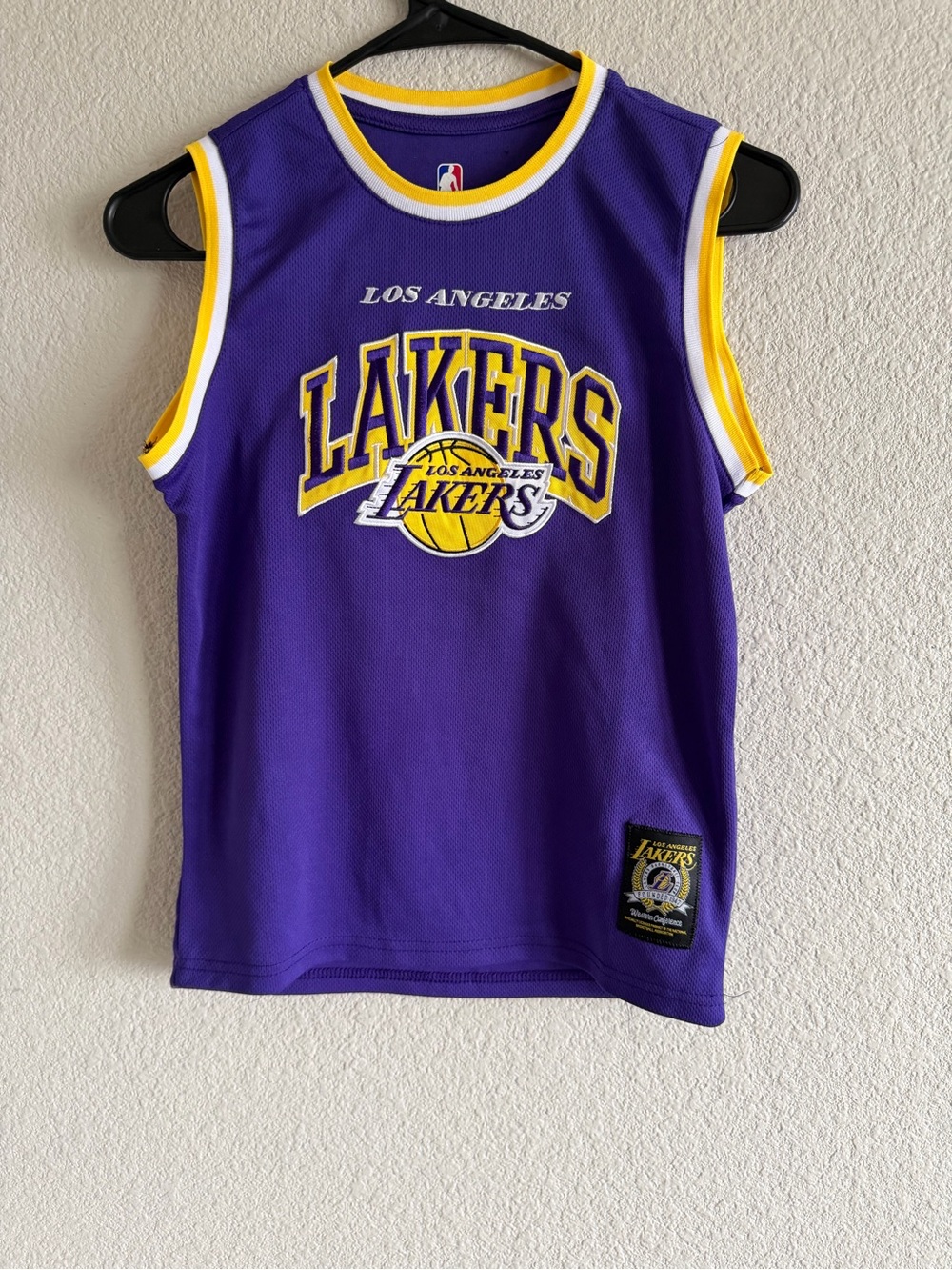 NBA Purple & Yellow Los Angeles Lakers Kids Jersey